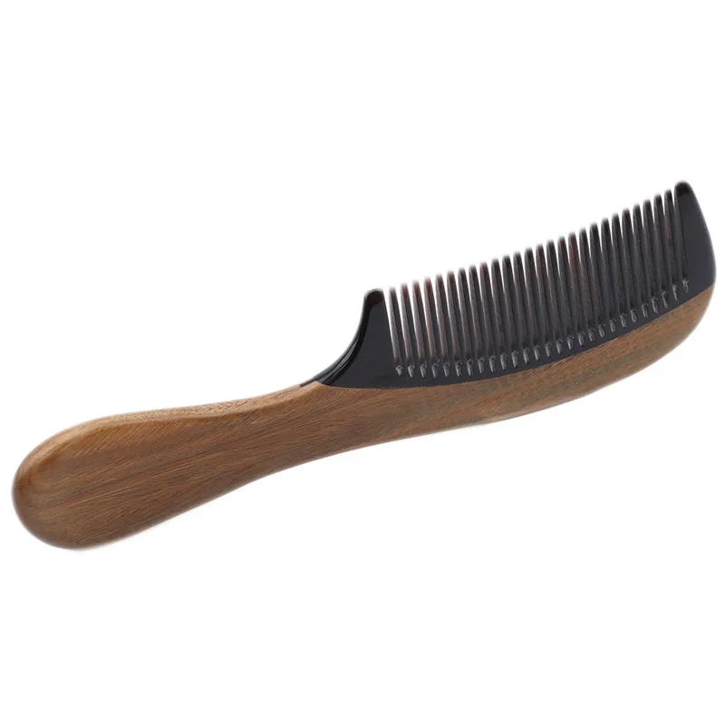 1PC Vintage High Qualtiy Natural Green Sandalwood Ox Horn Wood Anti Static Hair Beard Comb Care Handle
1PC Vintage High Qualtiy Natural Green Sandalwood Ox Horn Wood Anti Static Hair Beard Comb Care Handle