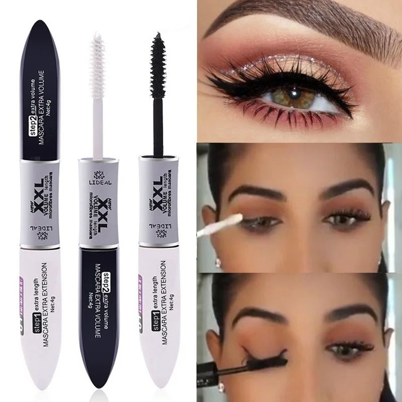 2 In 1 Silk Fiber Mascara Thick Curling Eyelash Lengthening Waterproof Black White Ink Extension Eye Lash Rimel Volume Mascara
2 In 1 Silk Fiber Mascara Thick Curling Eyelash Lengthening Waterproof Black White Ink Extension Eye Lash Rimel Volume Mascara