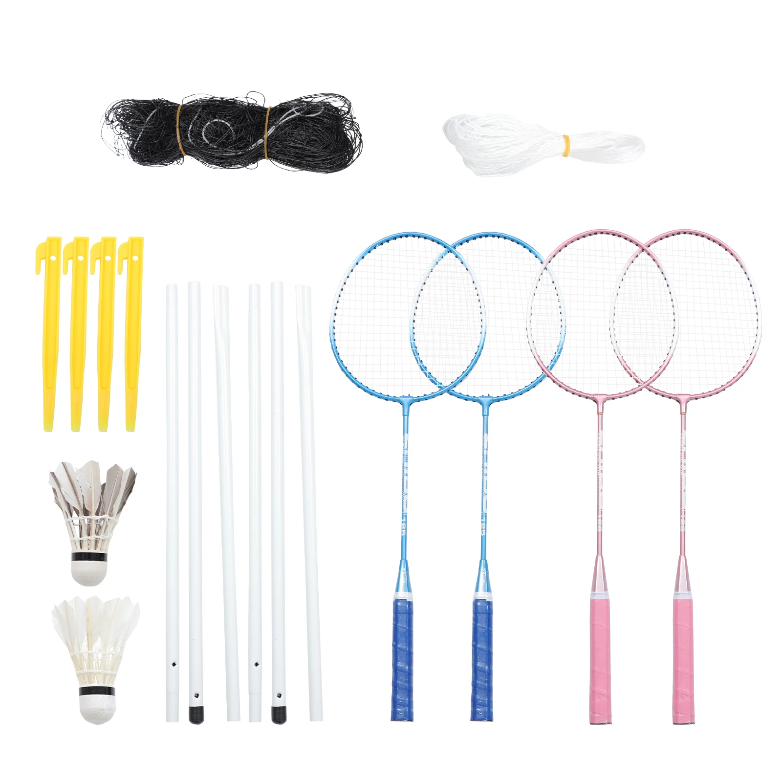 1 Set Professional Badminton Kit 4Pcs Rackets+2Pcs Shuttlecock +Carrying Bag Indoor Outdoor Casual Play Game Sports Accessories
1 Set Professional Badminton Kit 4Pcs Rackets+2Pcs Shuttlecock +Carrying Bag Indoor Outdoor Casual Play Game Sports Accessories