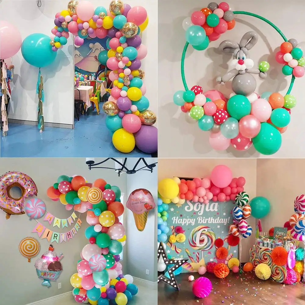 Набор воздушных шаров для вечеринки в честь Дня Рождения украшение мороженого