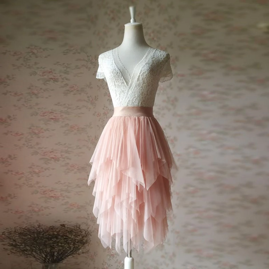 Simple Cute Pink Tulle Skirts Women Tulle Ruffles Tiered Elastic Skirt Custon Made Plus Size
Simple Cute Pink Tulle Skirts Women Tulle Ruffles Tiered Elastic Skirt Custon Made Plus Size