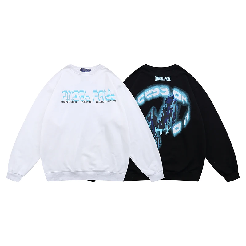 Dark department high street abstract print hip hop loose BF wind round collar hoodies for men and women versatile long sleeve to
Dark department high street abstract print hip hop loose BF wind round collar hoodies for men and women versatile long sleeve to