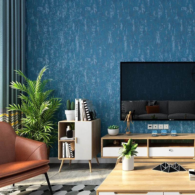 Nordic style blue green wallpaper modern simple solid color bedroom living room diatomite background wall wallpaper
Nordic style blue green wallpaper modern simple solid color bedroom living room diatomite background wall wallpaper
