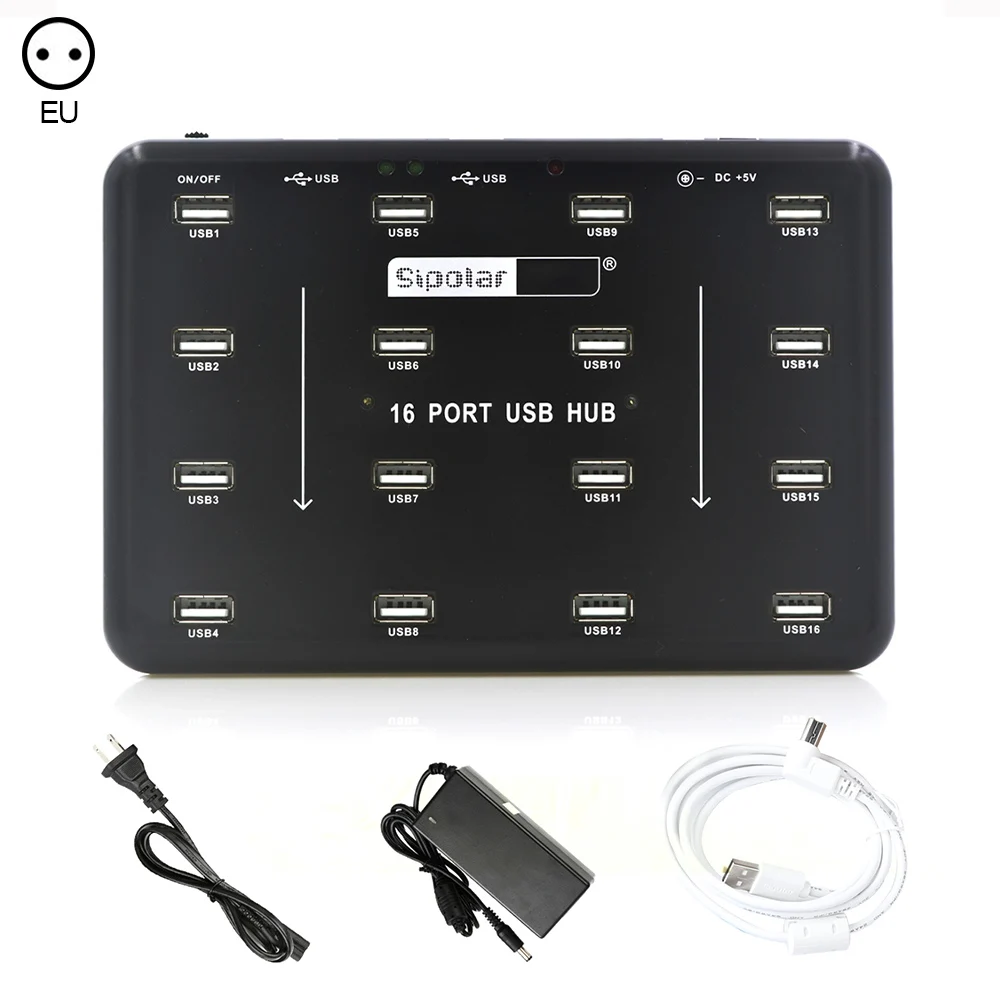 A-100 16 Ports USB 2.0 Hub Duplicators Dock Sation Music Video Files Bulk Copy Splitter with US/EU 15W Power Adapter Hub
A-100 16 Ports USB 2.0 Hub Duplicators Dock Sation Music Video Files Bulk Copy Splitter with US/EU 15W Power Adapter Hub