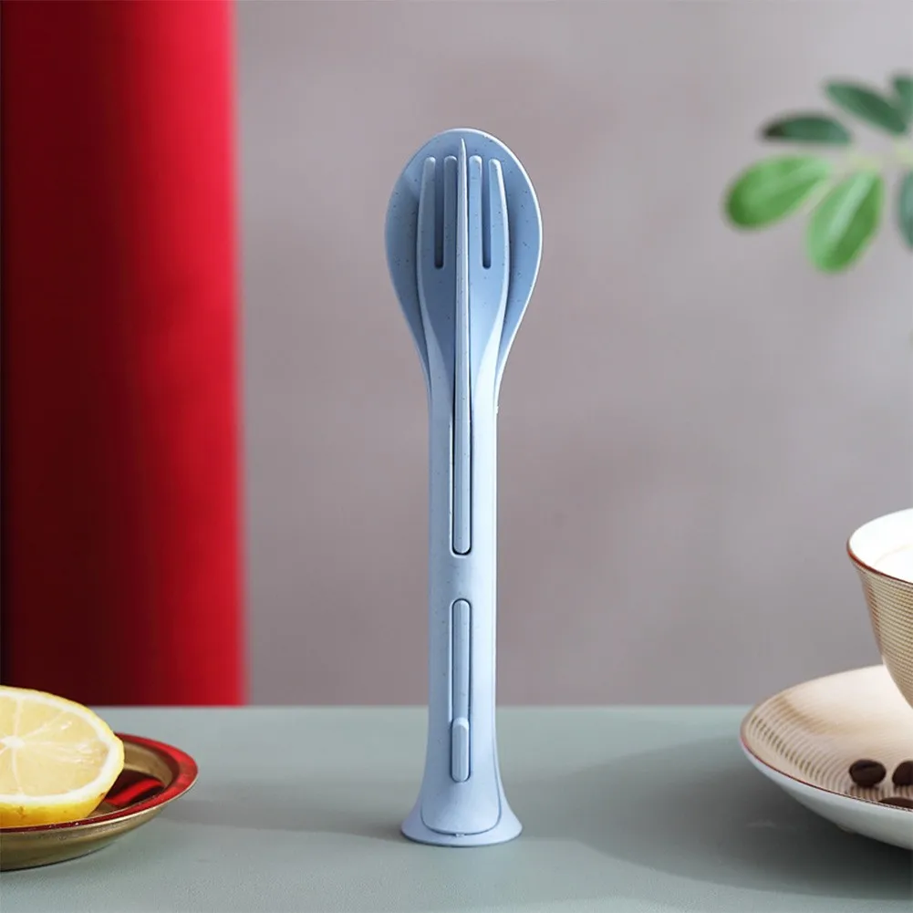 3pcs/set 3 In 1Japanese Wheat Straw Cutlery Set Travel Portable Cutlery Set Green/blue/pink/beige Kitchen Tableware
3pcs/set 3 In 1Japanese Wheat Straw Cutlery Set Travel Portable Cutlery Set Green/blue/pink/beige Kitchen Tableware