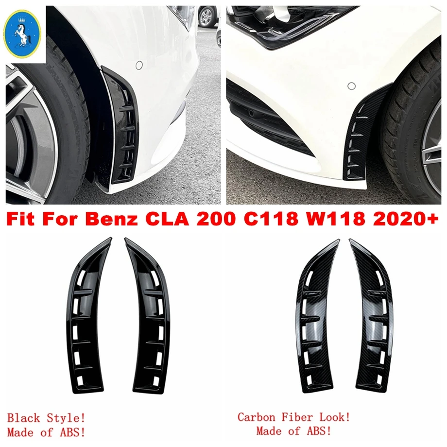 

Front Bumper Air Inlet Vent Decorative Protective Strip Cover Trim Exterior Kit For Mercedes-Benz CLA 200 C118 W118 2020 - 2022