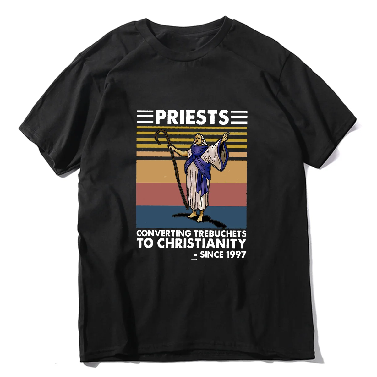 100% Cotton Wololo Priests Converting Trebuchets To Christianity Since 1997 Christian Jesus Gaming Men's Oversized T-Shirt Tee
100% Cotton Wololo Priests Converting Trebuchets To Christianity Since 1997 Christian Jesus Gaming Men's Oversized T-Shirt Tee