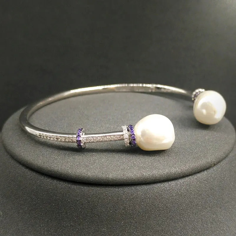 s925 sterling silver bracelet new baroque pearl open bracelet female fashion personality light luxury style Moroccan jewelry
s925 sterling silver bracelet new baroque pearl open bracelet female fashion personality light luxury style Moroccan jewelry
