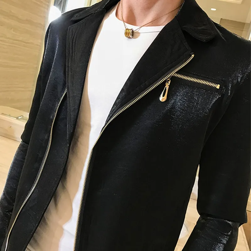 New Black/Red/Blue/White/Red Men's Jacket Fashion Solid Color Slim Fit Zipper Casual Coat Spring Autumn Male Jackets Outerwear
New Black/Red/Blue/White/Red Men's Jacket Fashion Solid Color Slim Fit Zipper Casual Coat Spring Autumn Male Jackets Outerwear