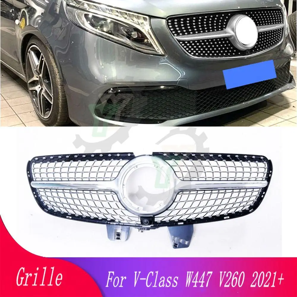 Передний бампер Facelift diamond/GT, верхняя решетка радиатора, гоночный гриль для Mercedes-Benz V-Class W447 V260 2020 2021, автомобильные аксессуары
Передний бампер Facelift diamond/GT, верхняя решетка радиатора, гоночный гриль для Mercedes-Benz V-Class W447 V260 2020 2021, автомобильные аксессуары