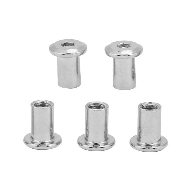 

ABSF Flat Hexagon Rivets Hexagon Socket Bolts Furniture Rivet Connectors Inserted Into Joint Socket Cap Nuts