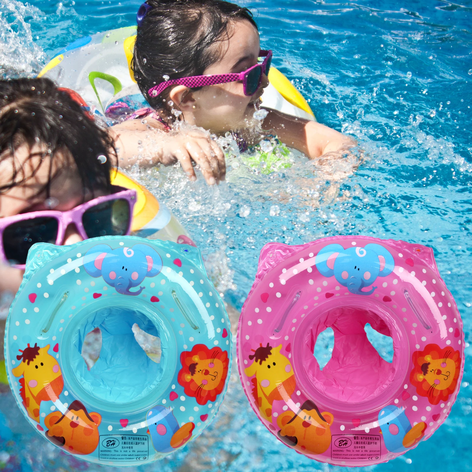 Baby Swimming Pool Rings Seat Cute Inflatable Swim Ring Float Seat Swim Circle With Dual Handle For Baby Toddlers Pool Bathtub
Baby Swimming Pool Rings Seat Cute Inflatable Swim Ring Float Seat Swim Circle With Dual Handle For Baby Toddlers Pool Bathtub
