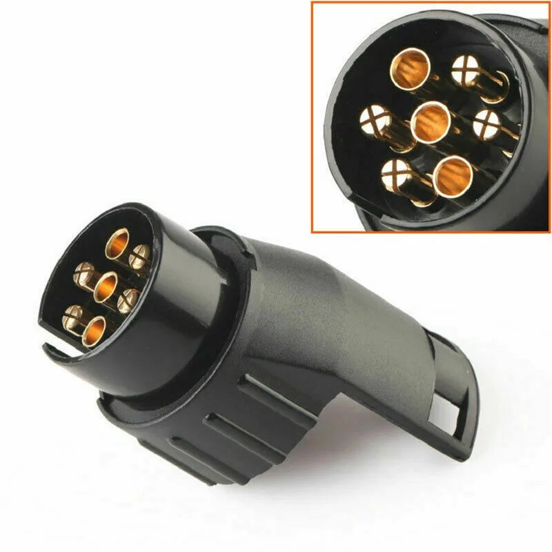 7 To 13 Pin Trailer Connector 12V Towbar Towing Plug Adapter Durable Waterproof RV Plugs Socket Adapter Protects Accessories
7 To 13 Pin Trailer Connector 12V Towbar Towing Plug Adapter Durable Waterproof RV Plugs Socket Adapter Protects Accessories