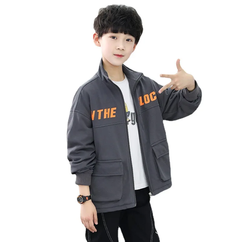 Cool Zipper Spring Autumn Boy Coat Jackets Overcoat Top Kids Teenage Gift Children Clothes Gift Formal School High Quality
Cool Zipper Spring Autumn Boy Coat Jackets Overcoat Top Kids Teenage Gift Children Clothes Gift Formal School High Quality