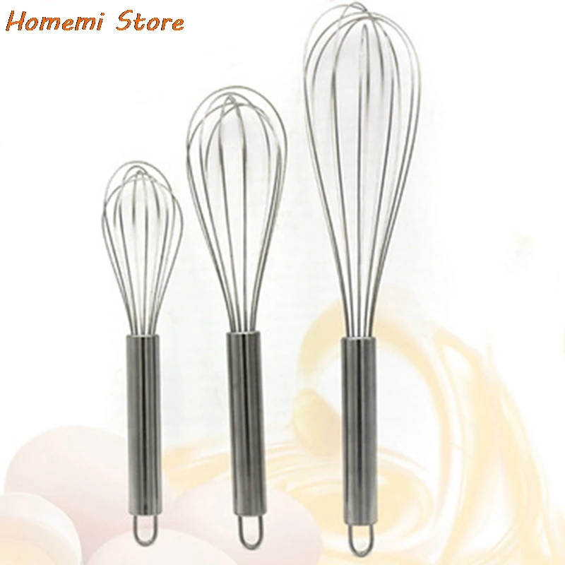 Stainless Steel Whisk Manual Egg Beater Blender Milk Cream Butter Beater Kitchen Baking Cooking Utensils Accessiores
Stainless Steel Whisk Manual Egg Beater Blender Milk Cream Butter Beater Kitchen Baking Cooking Utensils Accessiores