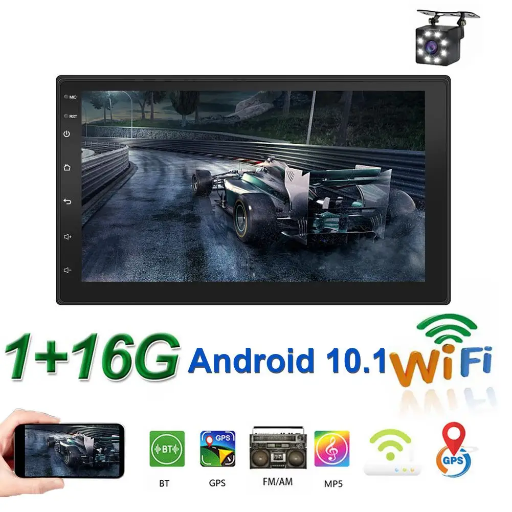 16G Memory 7 Inch Touch Button HD Blue-tooth Mirror Link MP5 Player Car 2 DIN Radio GPS Navigation Multimedia Video Player
16G Memory 7 Inch Touch Button HD Blue-tooth Mirror Link MP5 Player Car 2 DIN Radio GPS Navigation Multimedia Video Player