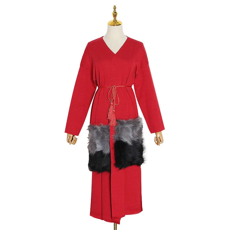 Australia Fashion Brand New Winter 2020 Fashionable Temperament Elegant Women Big V-neck Wool Long Knitted Cardigan Coat B7J6
Australia Fashion Brand New Winter 2020 Fashionable Temperament Elegant Women Big V-neck Wool Long Knitted Cardigan Coat B7J6