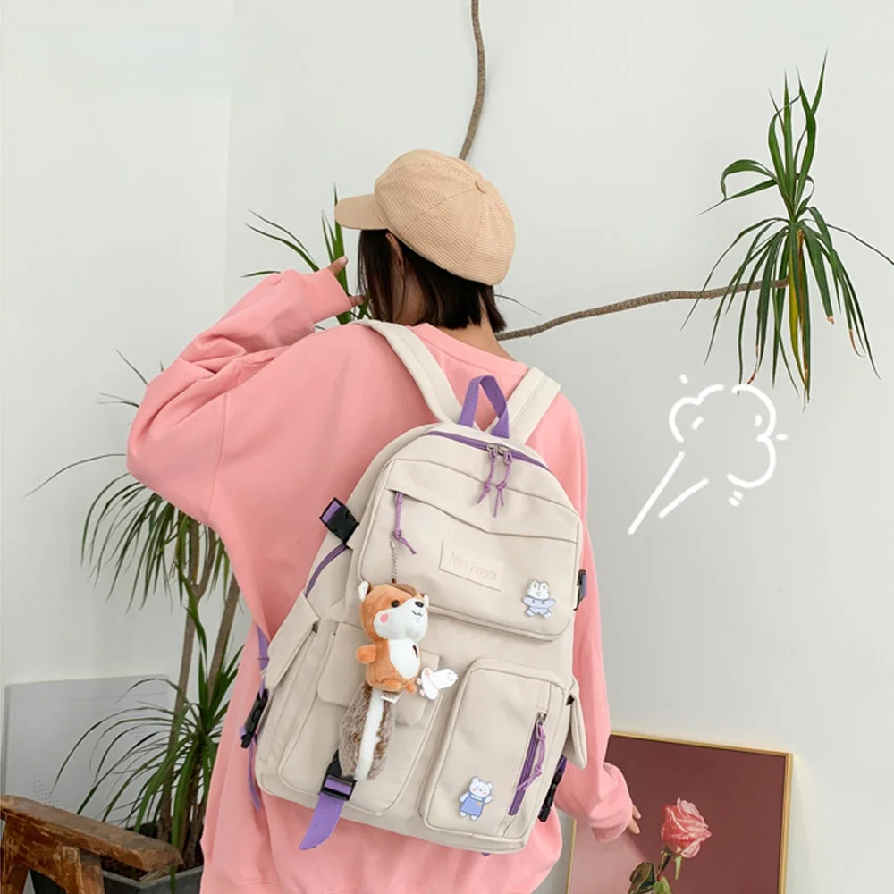 SYWIZDII New Preppy Style Backpack Women Fashion Cute Backpacks for Female Large Capacity Korean Cute Bags Japanese School Bag
SYWIZDII New Preppy Style Backpack Women Fashion Cute Backpacks for Female Large Capacity Korean Cute Bags Japanese School Bag