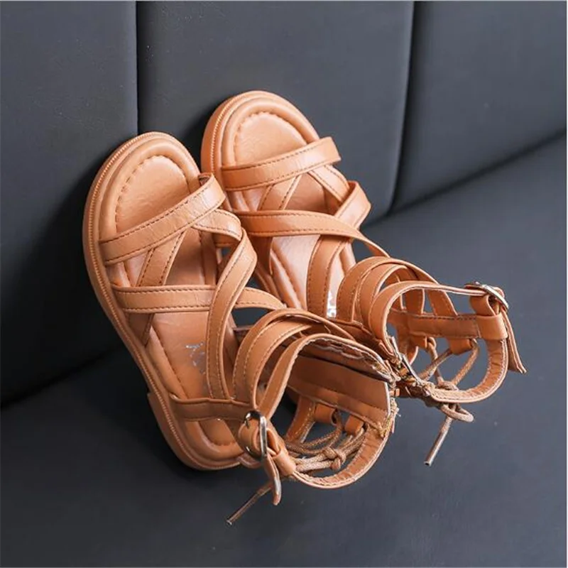 hot Children's Roman shoes Girls summer High-top Beach shoes Roman Open toe Sandals Girls princess flat sandals 22-31
hot Children's Roman shoes Girls summer High-top Beach shoes Roman Open toe Sandals Girls princess flat sandals 22-31