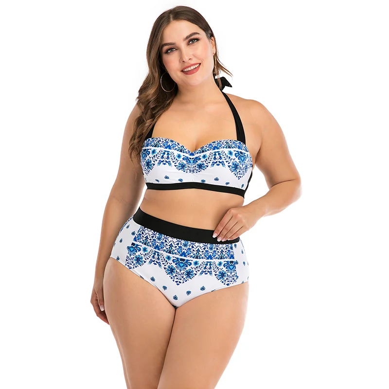 2021 New Ladies Swimsuit Plus Size Bikini Set Women's Big Breasts Steel Plate High Waist Swimming Sexy Push Up Two Piece Print
2021 New Ladies Swimsuit Plus Size Bikini Set Women's Big Breasts Steel Plate High Waist Swimming Sexy Push Up Two Piece Print