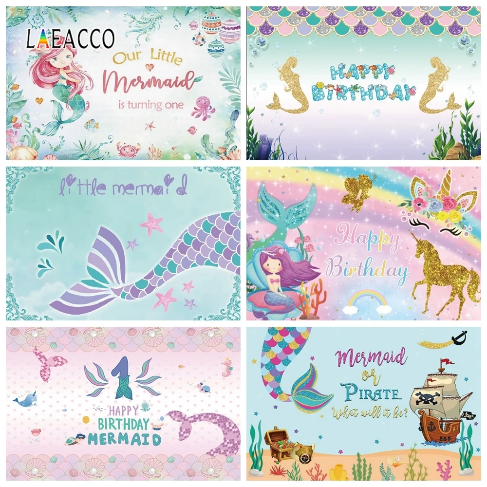 Laeacco Mermaid Backdrops Rainbow Unicorn Princess Fish Tail Shell Photography Backgrounds Birthday Photophone Newborn Photozone
Laeacco Mermaid Backdrops Rainbow Unicorn Princess Fish Tail Shell Photography Backgrounds Birthday Photophone Newborn Photozone