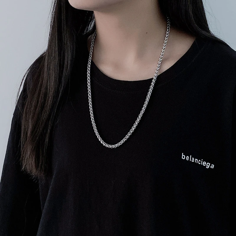 POTCET Unisex Stainless Steel Titanium Steel Necklace Keel Chain Geometric Fashion Hip Hop Party Jewelry
POTCET Unisex Stainless Steel Titanium Steel Necklace Keel Chain Geometric Fashion Hip Hop Party Jewelry