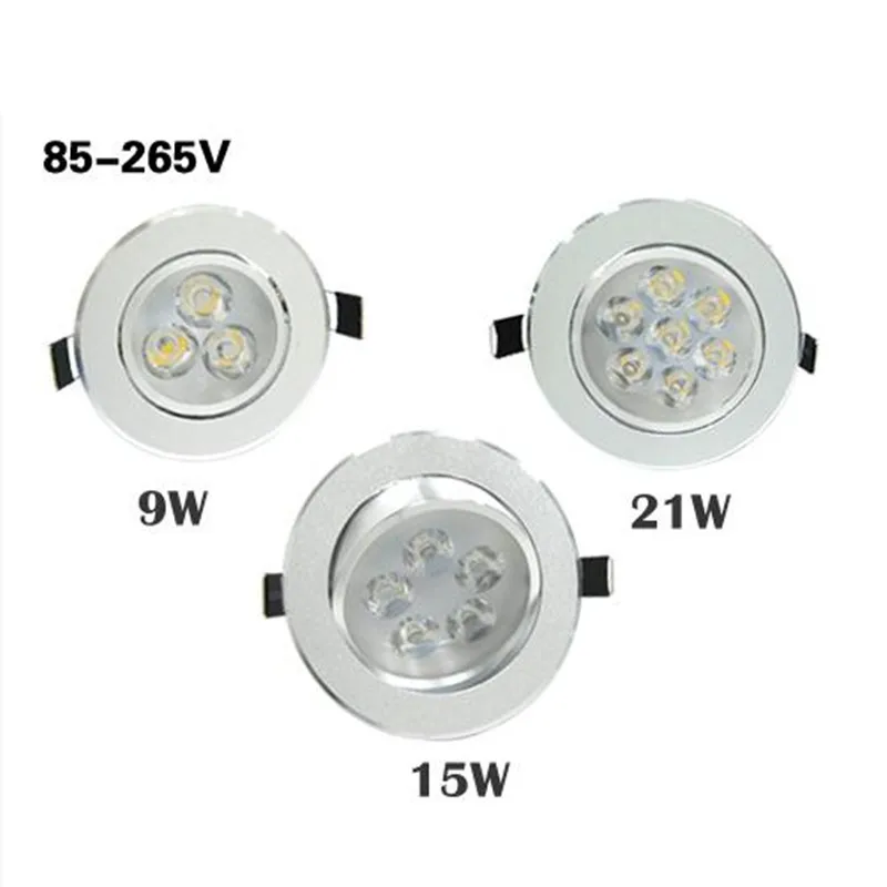 1Pcs AC85V-265V 9W/15W/21W Decke downlight Epistar LED lampe Einbau Spot licht + led-treiber Fr home beleuchtung Dropshipping
1Pcs AC85V-265V 9W/15W/21W Decke downlight Epistar LED lampe Einbau Spot licht + led-treiber Fr home beleuchtung Dropshipping