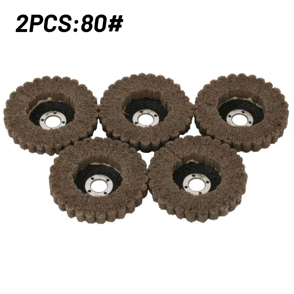 100mm 4Inch Nylon Fiber Flap Polishing Wheel Pad Abrasive Buffing Wheel For Angle Grinder Polishing Abrasive Tools