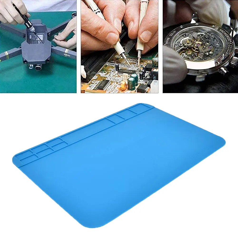 20x30cm Heat Insulation Repair Pad Soldering Work Station Mat Silicon Welding Soldering Maintenance Platform For Watch Repairing
20x30cm Heat Insulation Repair Pad Soldering Work Station Mat Silicon Welding Soldering Maintenance Platform For Watch Repairing