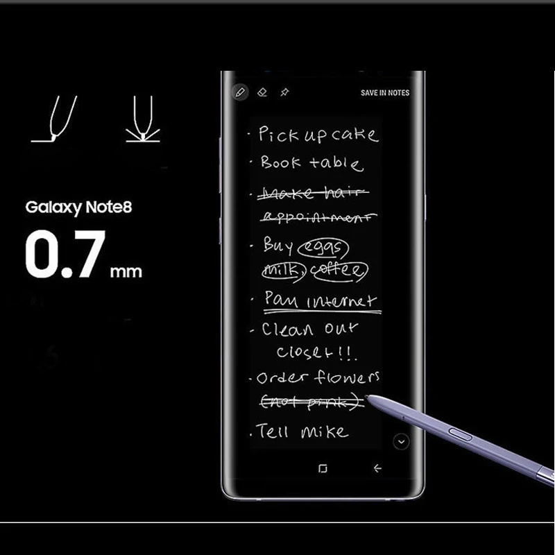 100% Оригинальный стилус для Samsung Galaxy Note8 S, активный стилус, стилус для сенсорного экрана Note 8, водонепроницаемая ручка для звонков и телефонов
100% Оригинальный стилус для Samsung Galaxy Note8 S, активный стилус, стилус для сенсорного экрана Note 8, водонепроницаемая ручка для звонков и телефонов