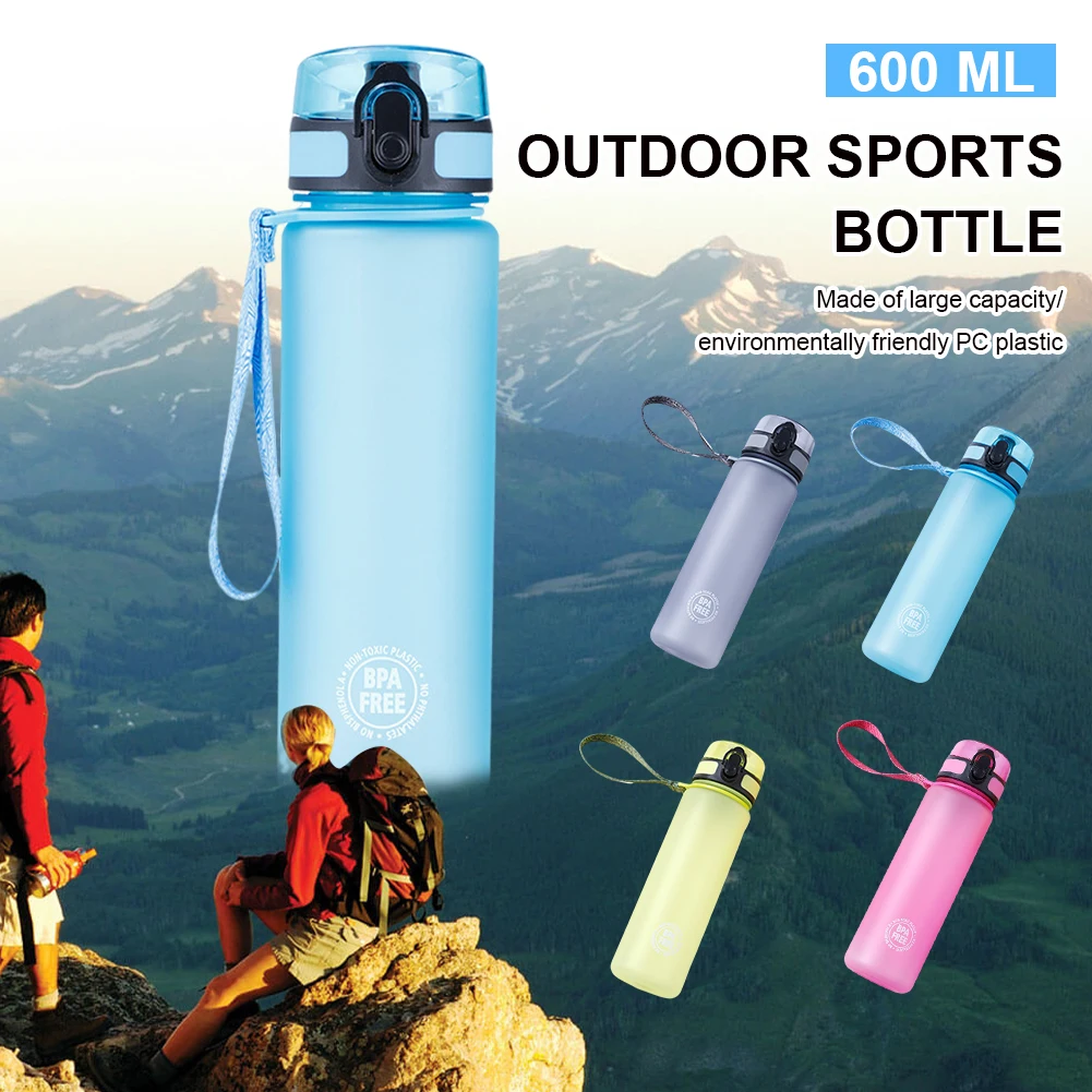New 600ml Water Bottle Portable Leak-proof Sport Drinking Bottle Protein Powder Shaker with Flip-top Lid for Gym Outdoor Sports
New 600ml Water Bottle Portable Leak-proof Sport Drinking Bottle Protein Powder Shaker with Flip-top Lid for Gym Outdoor Sports