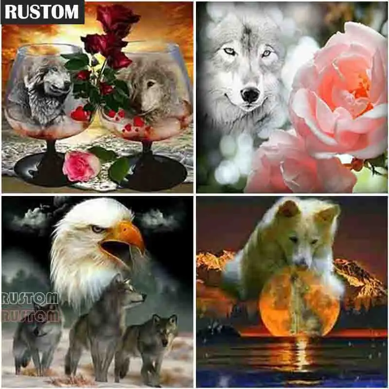 DIY 5D Diamond Painting Wolf Girl Diamond Art Embroidery Animal Cross Stitch Full Round/Square Drill Resin Craft Home Decor Gift
DIY 5D Diamond Painting Wolf Girl Diamond Art Embroidery Animal Cross Stitch Full Round/Square Drill Resin Craft Home Decor Gift