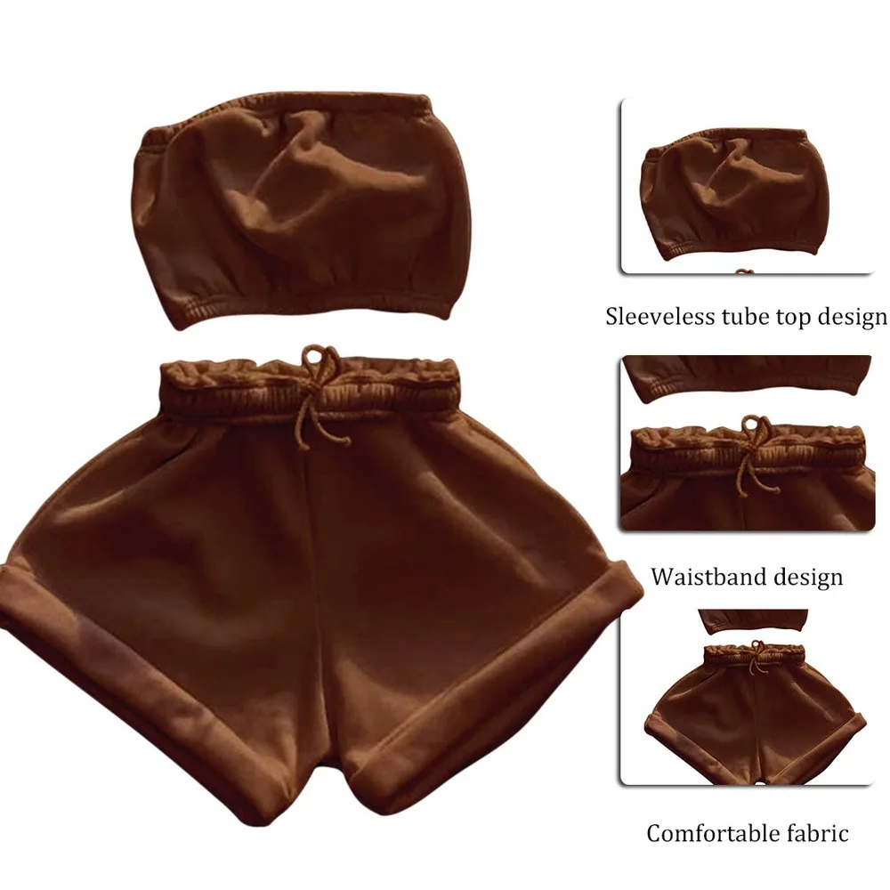 Casual Cotton Sportswear Two Piece Sets Women Sleeveless Top+Drawstring Elastic Shorts Matching Set Athleisure Outfits
Casual Cotton Sportswear Two Piece Sets Women Sleeveless Top+Drawstring Elastic Shorts Matching Set Athleisure Outfits