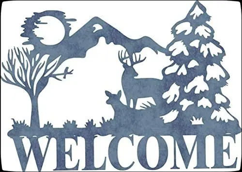 Deer Welcome Sign Metal Sign Retro Home Garden Wall Decoration Man Cave 12X16 inch
Deer Welcome Sign Metal Sign Retro Home Garden Wall Decoration Man Cave 12X16 inch