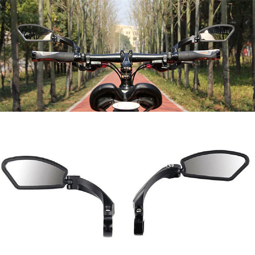Left/Right Bicycle Rearview Mirrors Black Universal 3D Electric Bicycle DE For 22.2mm Diameter Handlebar
Left/Right Bicycle Rearview Mirrors Black Universal 3D Electric Bicycle DE For 22.2mm Diameter Handlebar
