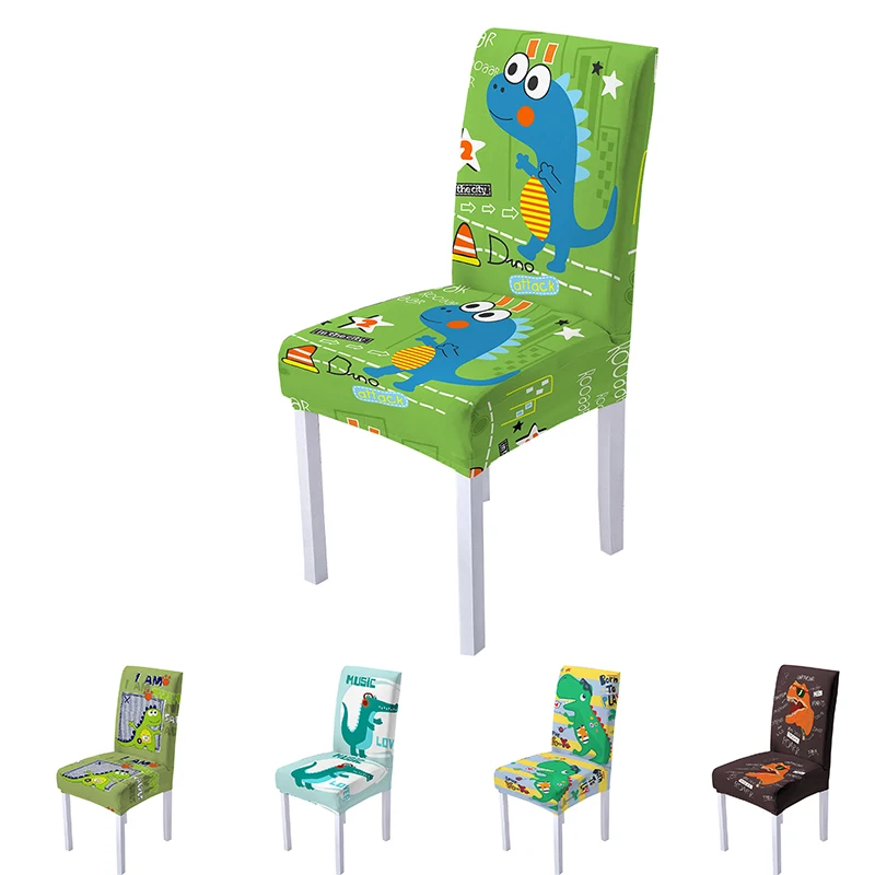 Cartoon Cute Dinosaur Elastic Removable Seat Cover Stretch Anti-dirty Kitchen Chair Cover For Banquet
Cartoon Cute Dinosaur Elastic Removable Seat Cover Stretch Anti-dirty Kitchen Chair Cover For Banquet