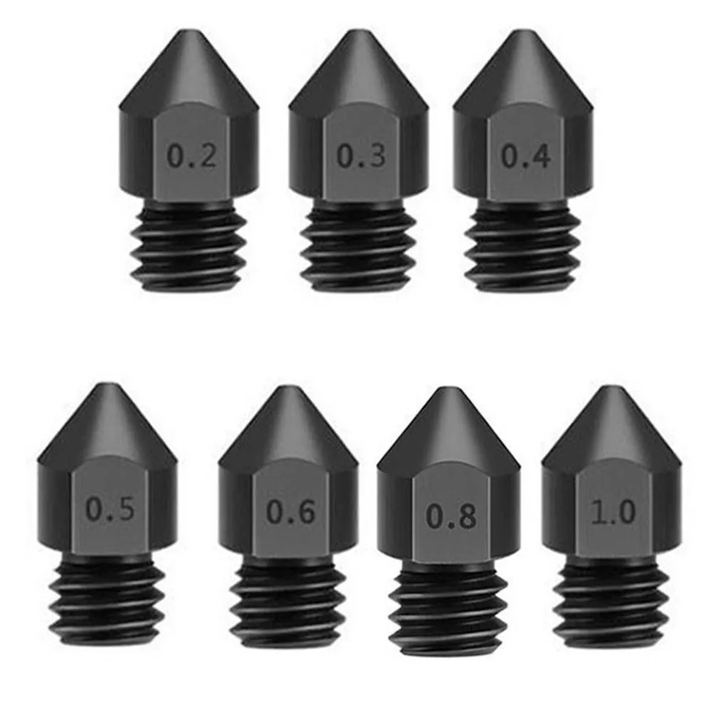 3D Printing Creativity Reprap MK8 hardened steel nozzle / 1.0mm 0.8 0.4 For MK8 / MK8 Black 1.75mm kit hot nozzle / 0.6 end O7K8
3D Printing Creativity Reprap MK8 hardened steel nozzle / 1.0mm 0.8 0.4 For MK8 / MK8 Black 1.75mm kit hot nozzle / 0.6 end O7K8