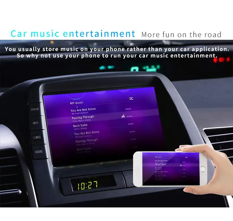 X7 Car Wireless WIFI Mirror link Box HDMI-compatible Dongle For iOS Android Phone Audio Video Miracast Screen Mirroring to Car
X7 Car Wireless WIFI Mirror link Box HDMI-compatible Dongle For iOS Android Phone Audio Video Miracast Screen Mirroring to Car