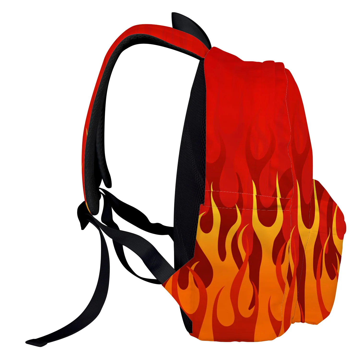 Red Flame New Fashion Backpack Casual Travel Simple Men and Women | Багаж и сумки