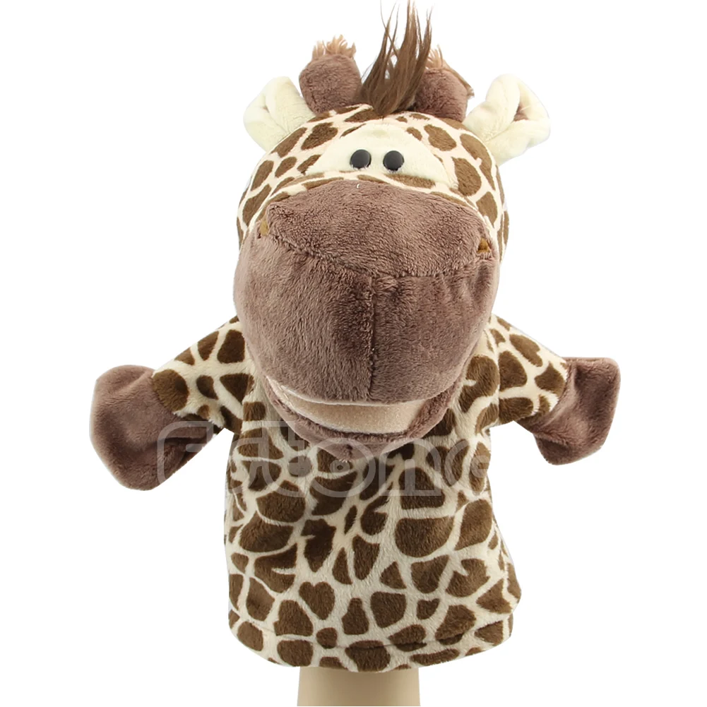 Child Kids Cute Plush Velour Animals Hand Puppets Chic Designs Learning Aid Toys Dolls 
Child Kids Cute Plush Velour Animals Hand Puppets Chic Designs Learning Aid Toys Dolls