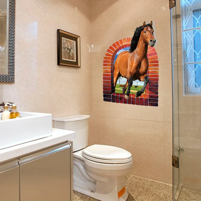 Removable 3D wall sticker horse bedroom living room TV background PVC waterproof decoration sticker
Removable 3D wall sticker horse bedroom living room TV background PVC waterproof decoration sticker