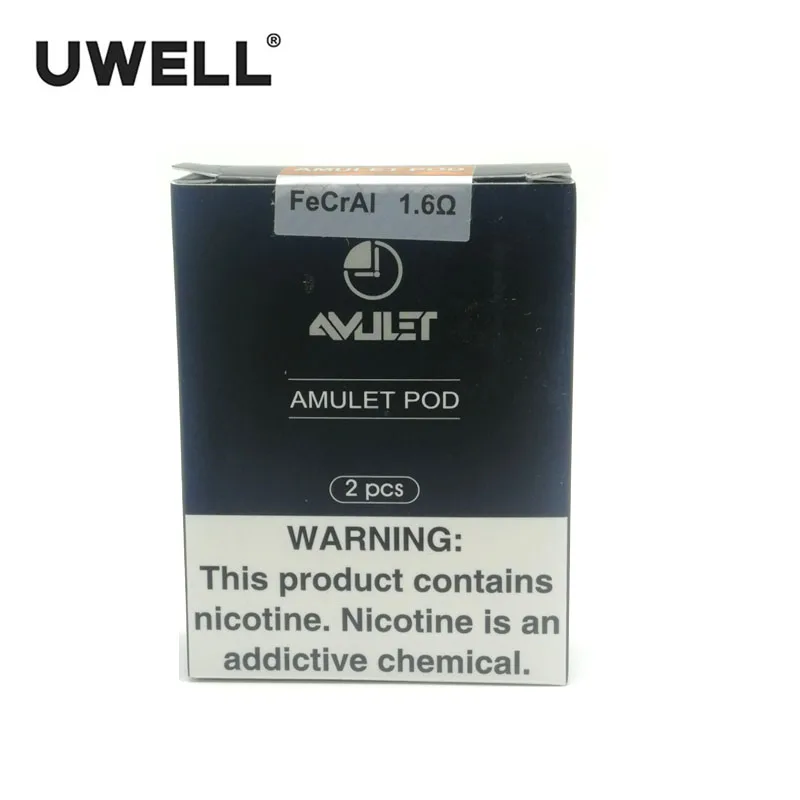 2 шт./упак. UWELL Amulet Pod System 1 6 Ом мл многоразовый система для электронных сигарет