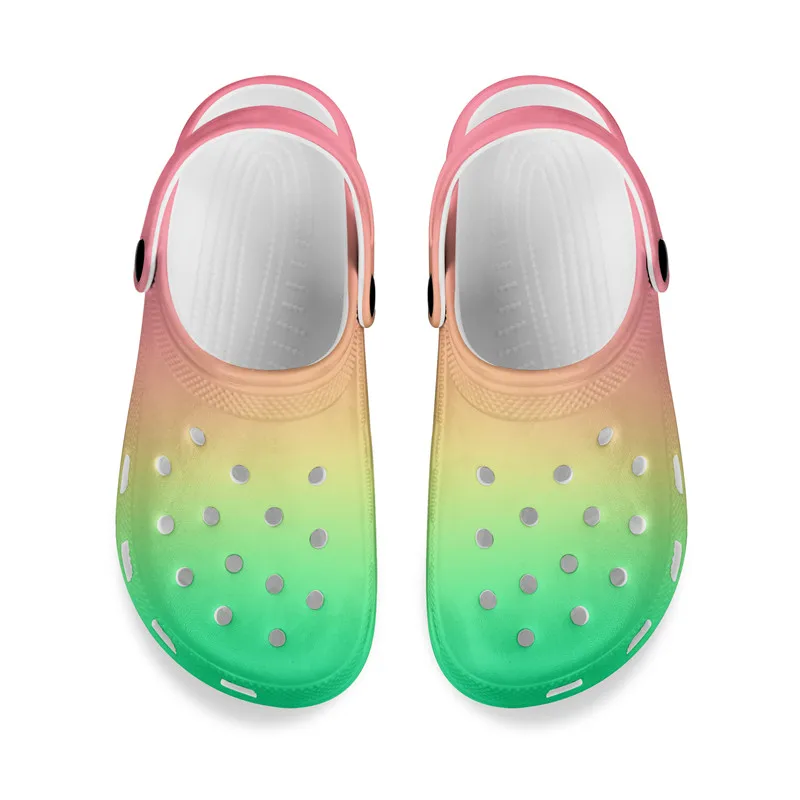 Noisydesigns 2022 Boy Sandals Summer Hole Shoes Rubber Clogs Men's Gradient Color Beach Flat Slippers Zapatos Hombre
Noisydesigns 2022 Boy Sandals Summer Hole Shoes Rubber Clogs Men's Gradient Color Beach Flat Slippers Zapatos Hombre