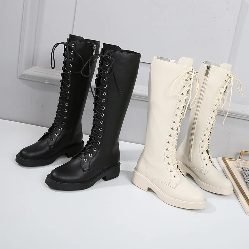 Large size 41-43 high tube boots women's autumn winter 2021 long tube boots Knight boots women's boots below knee 
Large size 41-43 high tube boots women's autumn winter 2021 long tube boots Knight boots women's boots below knee