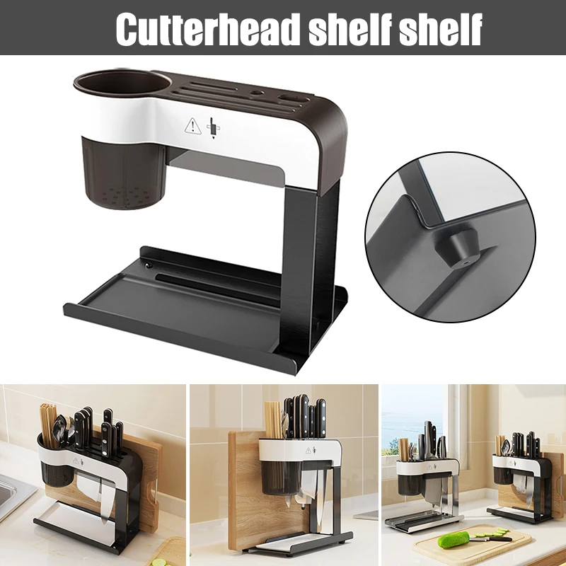 Kitchen Cutter Holder Knife Storage Rack with Plate Kitchen Supply I88 
Kitchen Cutter Holder Knife Storage Rack with Plate Kitchen Supply I88