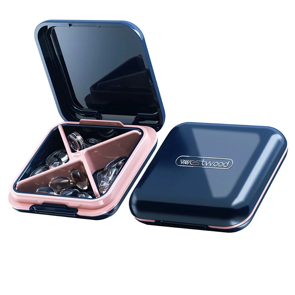 4 Grid Waterproof Medicine Pill Box For Storage Travel Pill Case Vitamins Container Plastic Box Capsules Organizer For Tablets
4 Grid Waterproof Medicine Pill Box For Storage Travel Pill Case Vitamins Container Plastic Box Capsules Organizer For Tablets