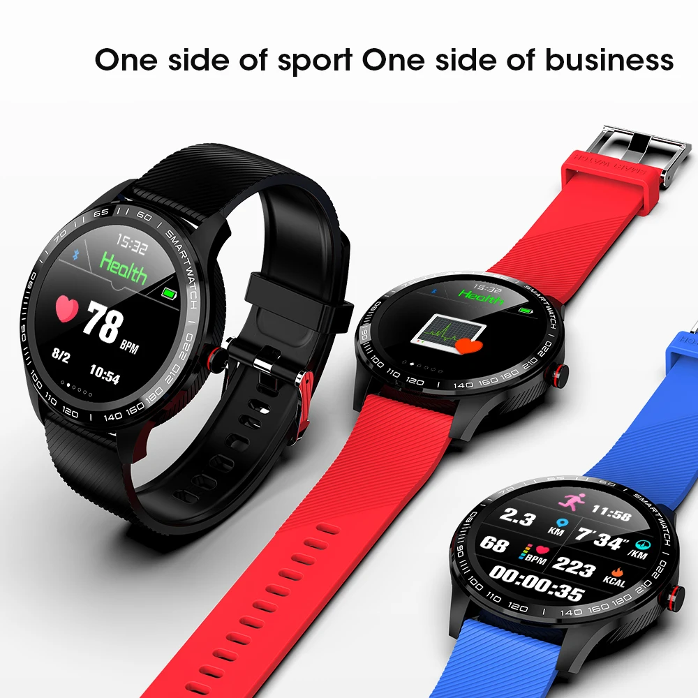 Умные часы WO L9 ЭКГ пульсометр звонки Apple Watch полностью сенсорные IP68
