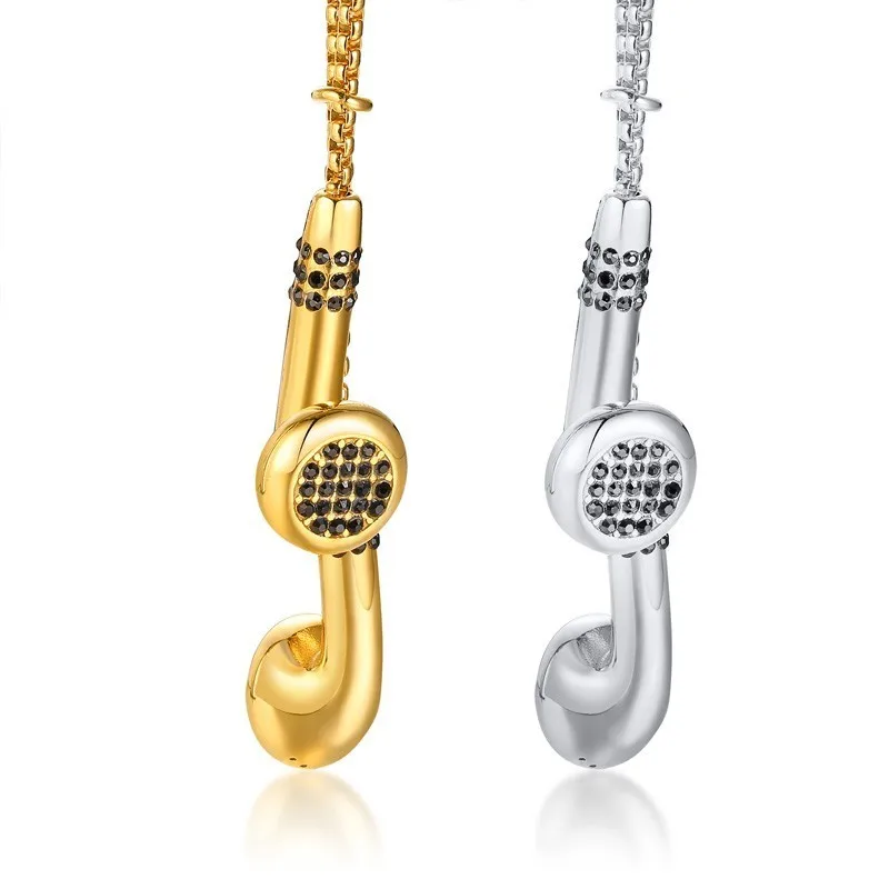 Hip Hop Jewelry Vnox Unique Mens Headset Necklaces Gold and Tone Stainless Steel Love Music Pendant Necklace Gifts for Him Boy
Hip Hop Jewelry Vnox Unique Mens Headset Necklaces Gold and Tone Stainless Steel Love Music Pendant Necklace Gifts for Him Boy