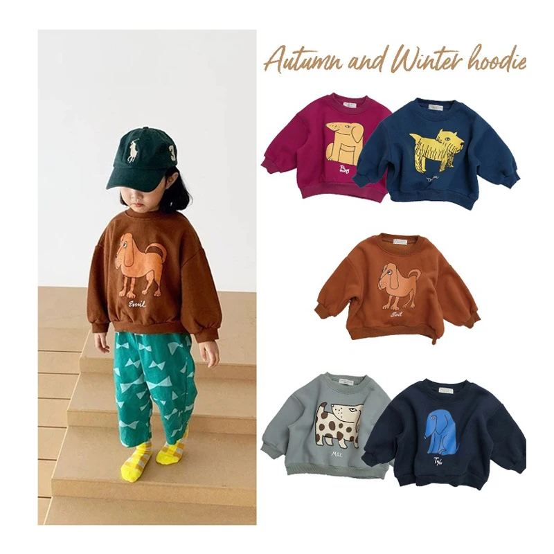 Kids Sweatshirt Winter Korean Brand Boys Clothes Girls Outfits Cartoon Long Sleeve Sweatshirt Toddler Cotton Baby Tops
Kids Sweatshirt Winter Korean Brand Boys Clothes Girls Outfits Cartoon Long Sleeve Sweatshirt Toddler Cotton Baby Tops