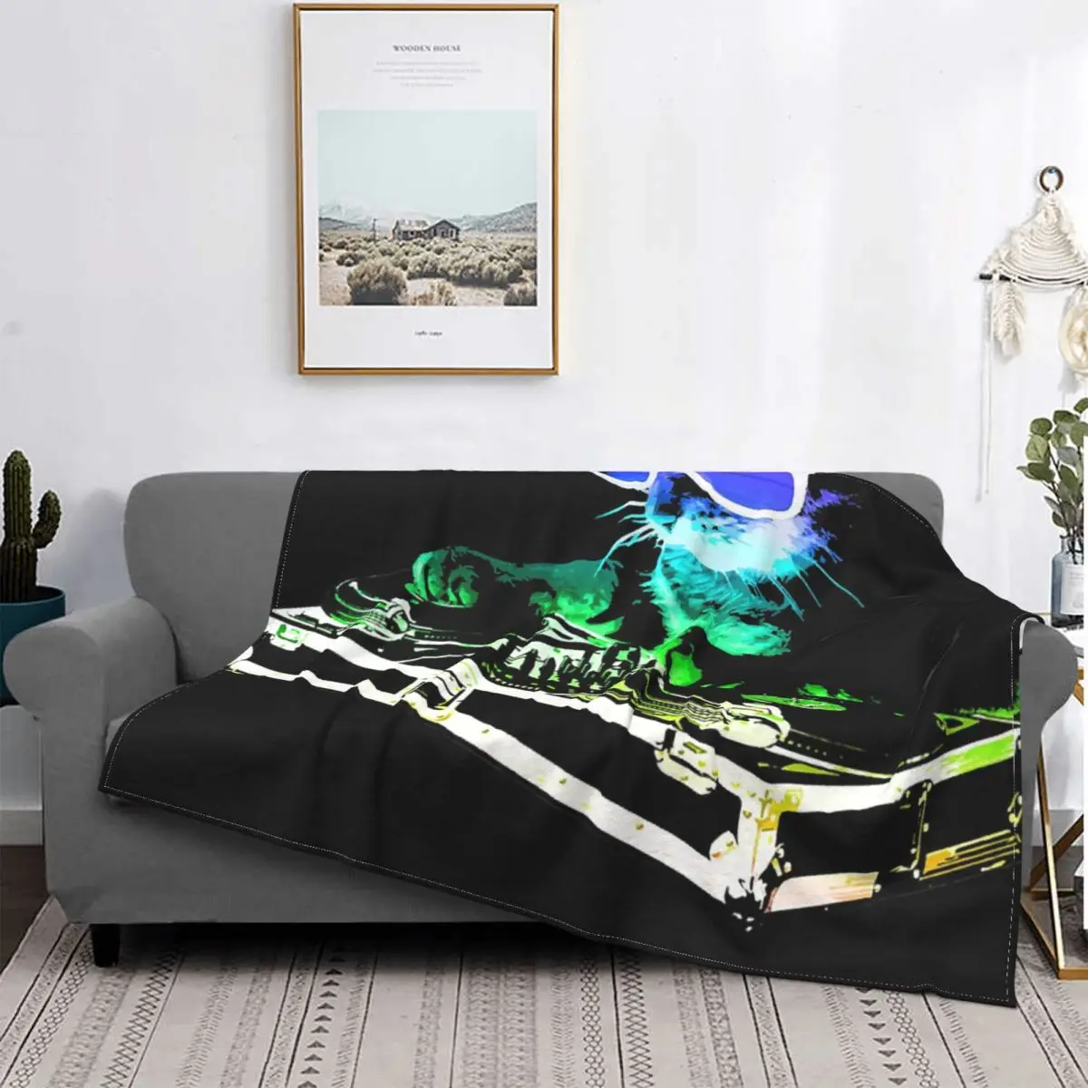 Manta con estampado de gato arcoíris para cama, colcha de muselina a cuadros con diseño de gatito Dj, manta de lana esencial par
Manta con estampado de gato arcoíris para cama, colcha de muselina a cuadros con diseño de gatito Dj, manta de lana esencial par